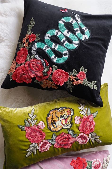 pillow gucci|designer luxury decorative pillows.